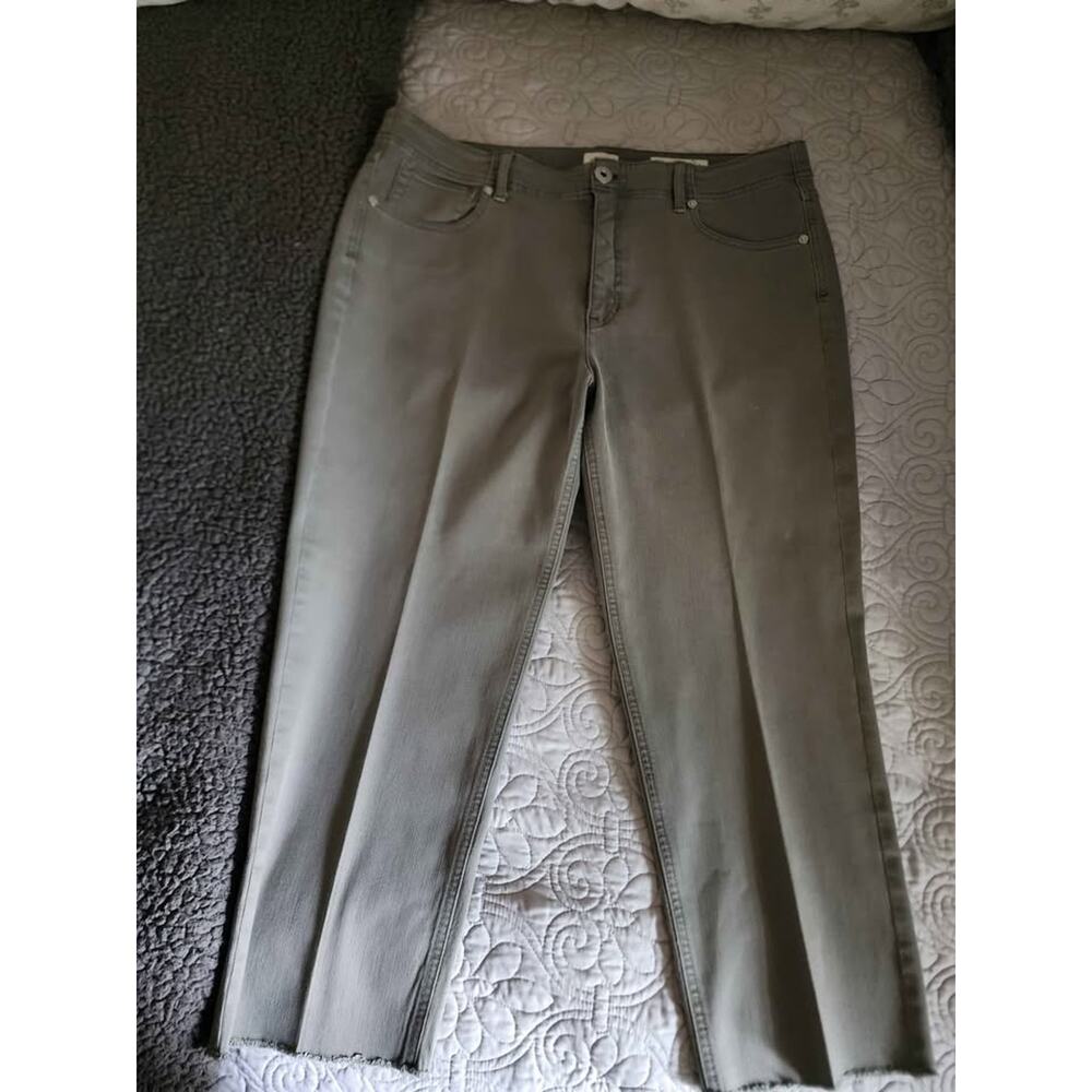 J.Jill Denim High-Rise Straight-Leg Crop, 14 Petite